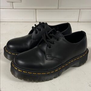 Dr. Martens 1461 BEX SMOOTH LEATHER OXFORD SHOES Unisex Ladies 5 - Men’s 4 Black